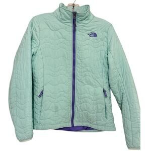 The North Face Light Puffer Jacket Women’s Medium Mint Green Insulated